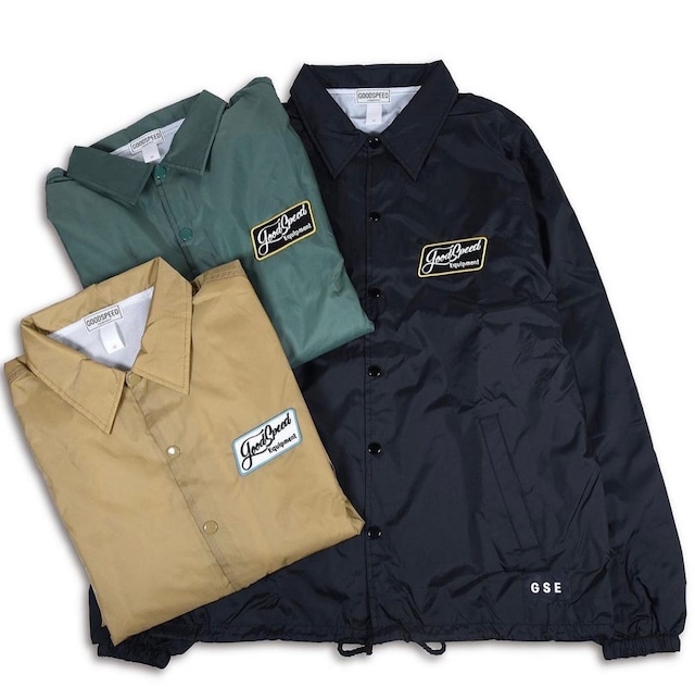 GOODSPEED equipment " Lettering Logo Coach Jacket "