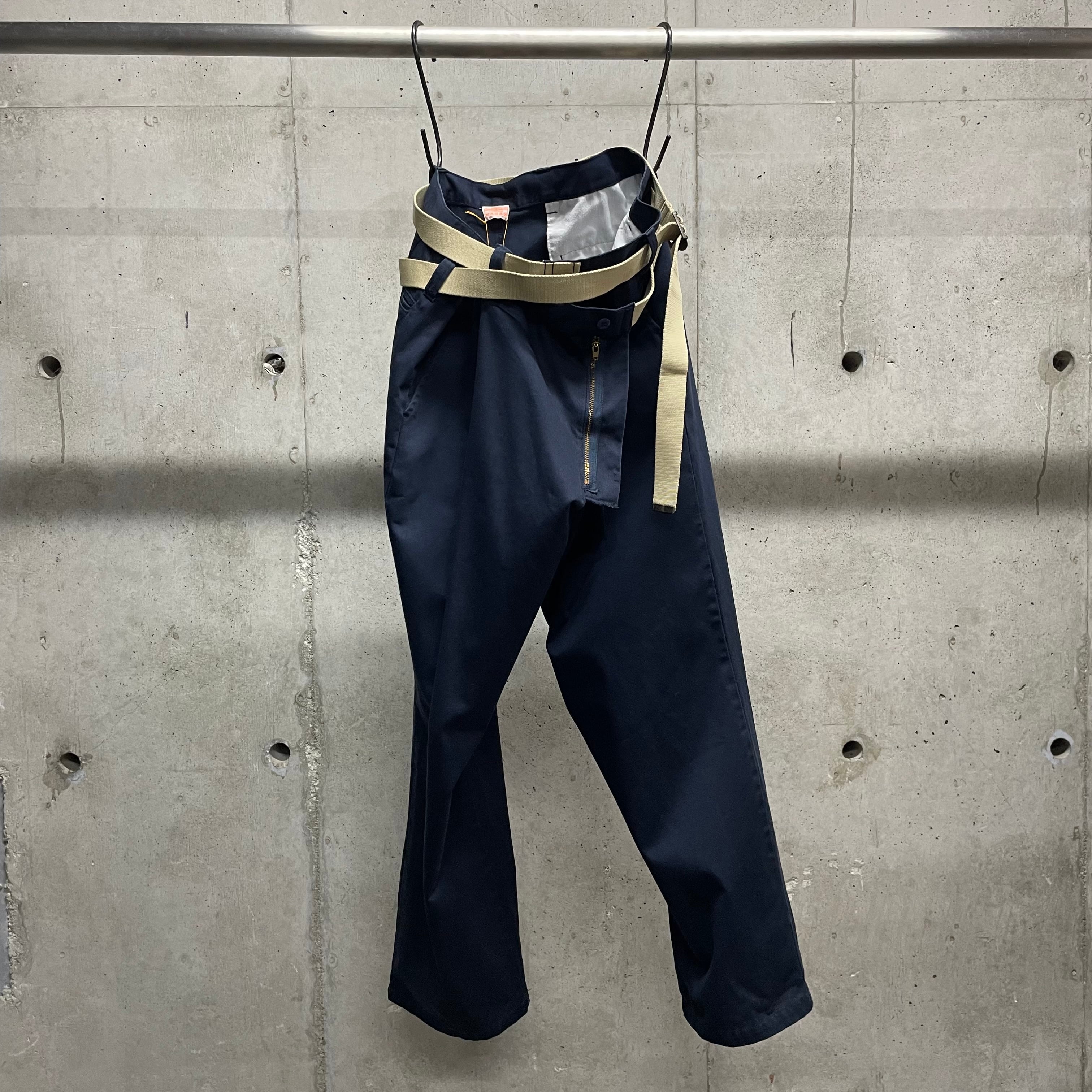 MAISON EUREKA】Ex.VINTAGE REWORK CHINOS_NAVY(S) | marfa store