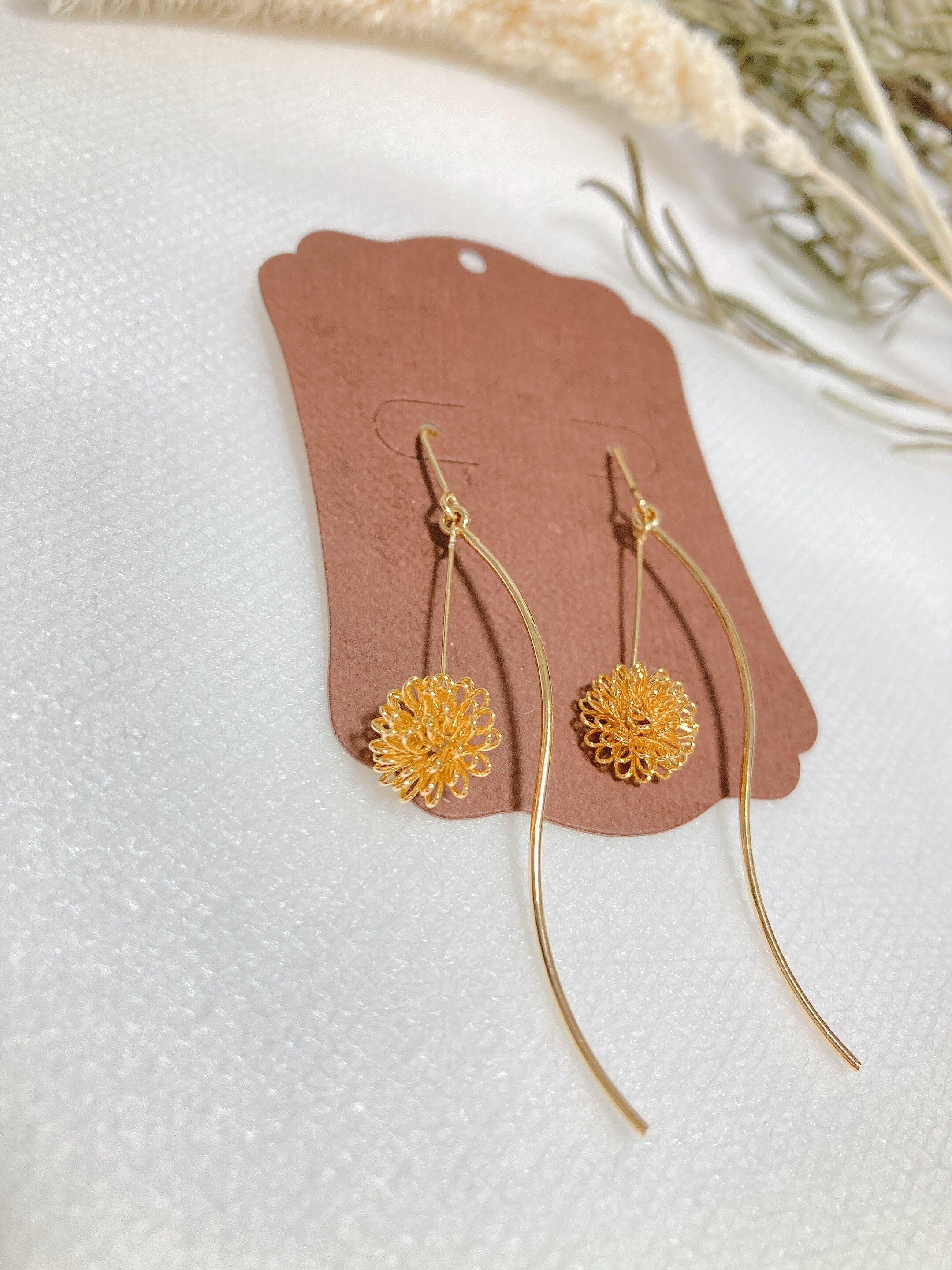 Dahlia motif ピアス】 | Celym