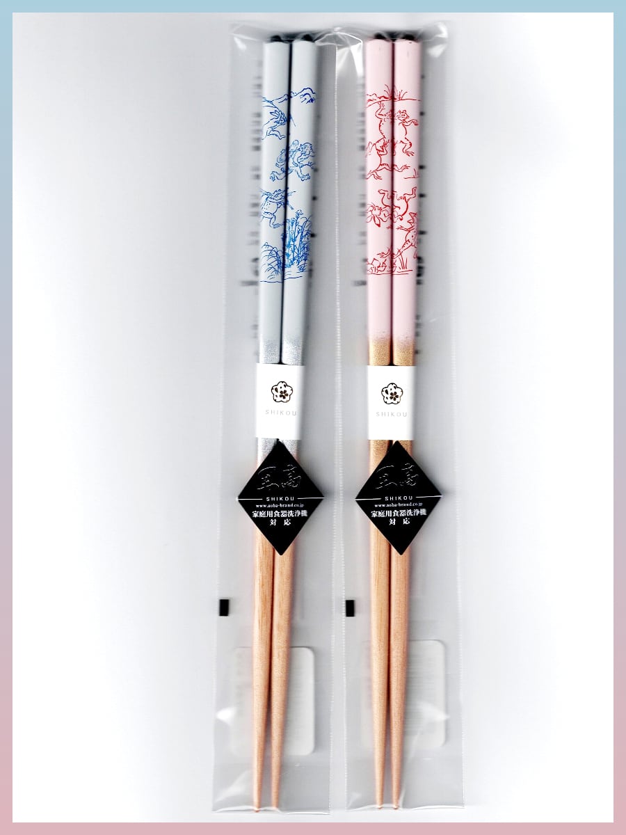 箸 鳥獣戯画 食洗機対応 | うさぎセレクトショップ森音