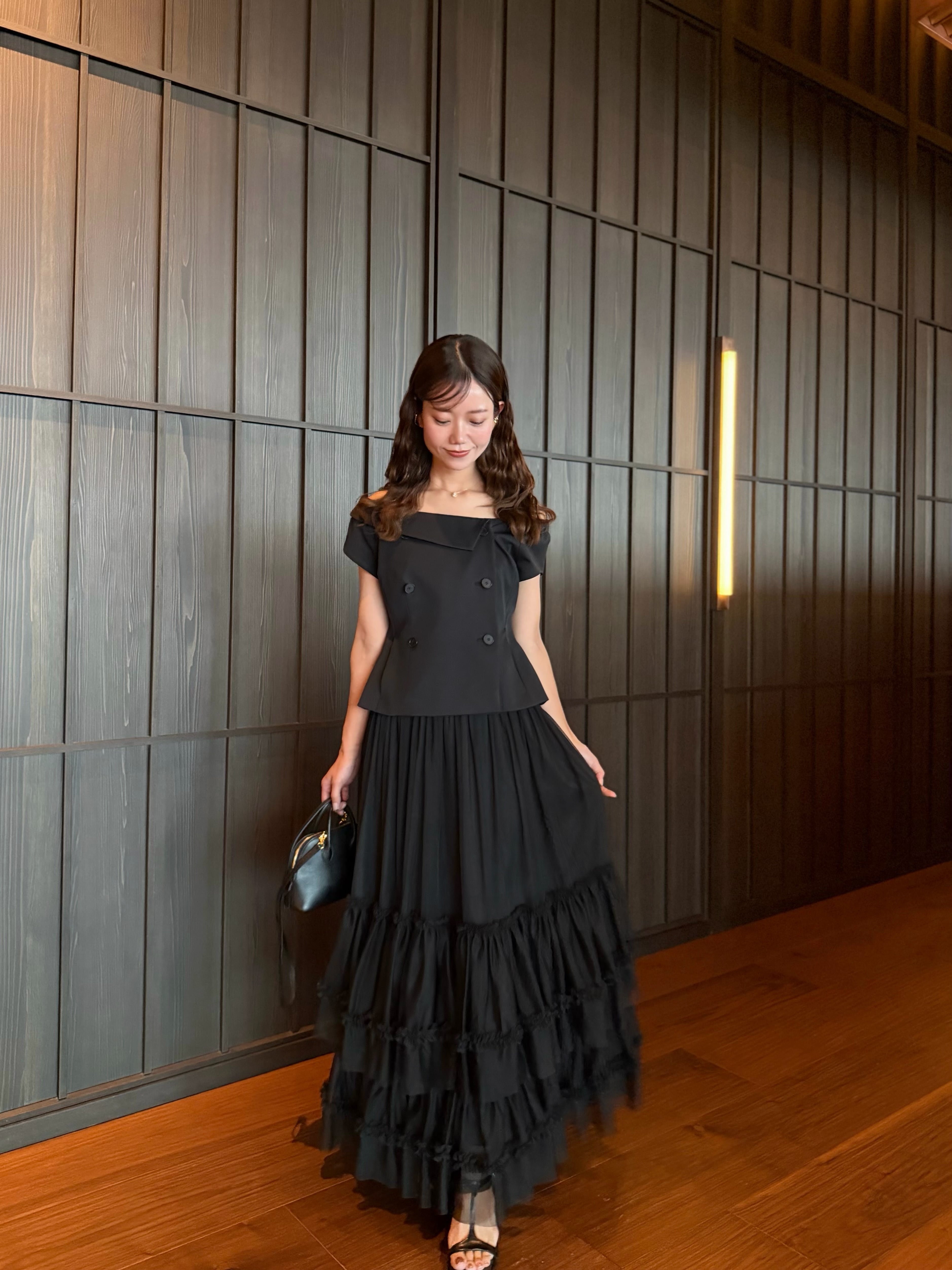 予約】gilet tops / black (6月上旬発送予定) | HYEON