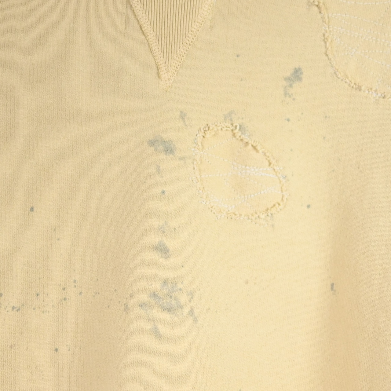 BOWWOW / REPAIRED FADED DOUBLE V SWEATSHIRT