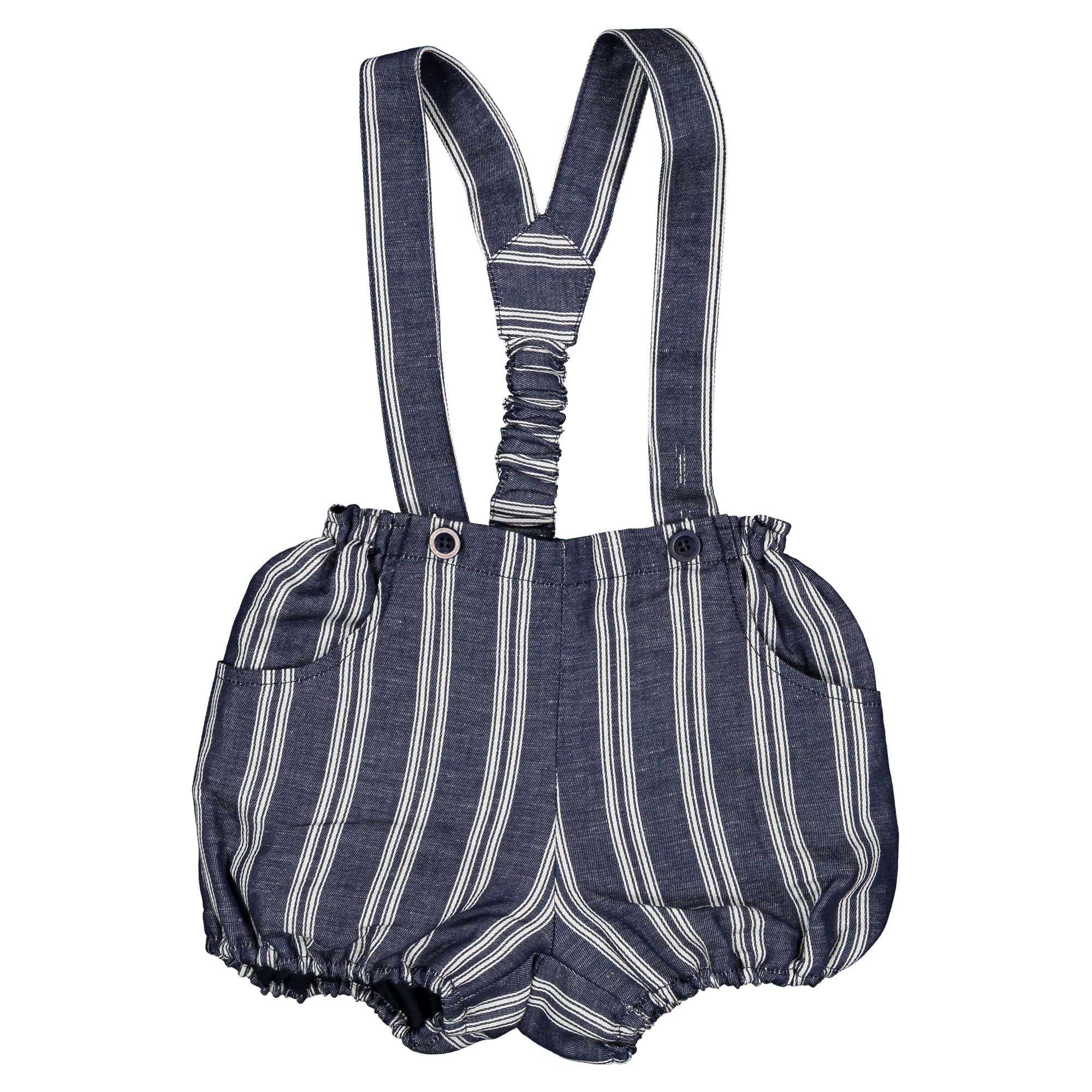 予約【Maison Marelle】Bloomer straps TERNES - navy stripes / 6月上旬以降入荷