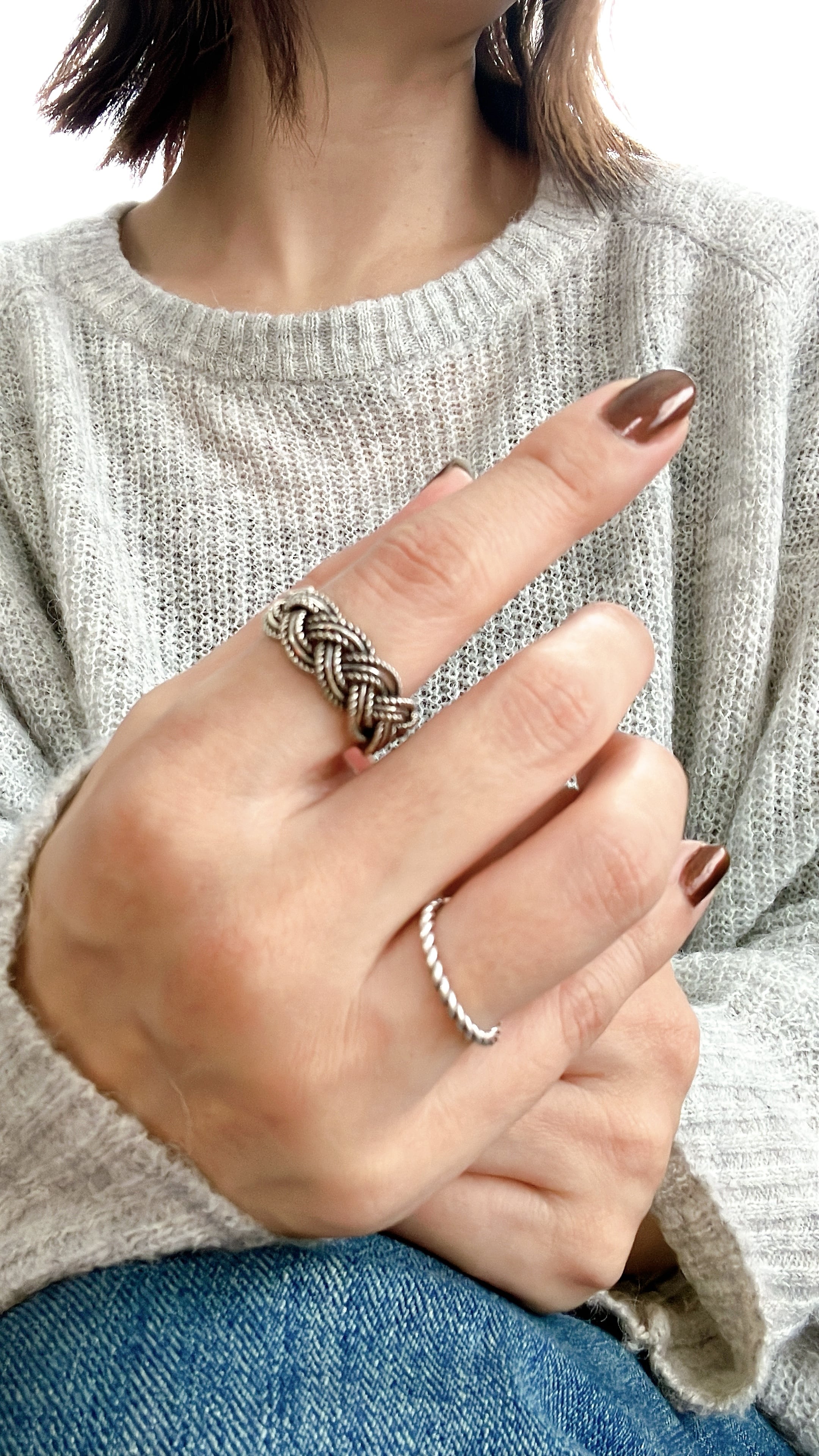 #10 #17 silver ring =amiami=