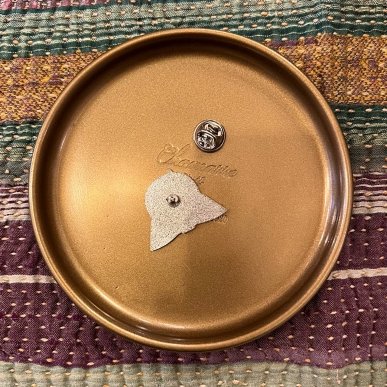 TOPANGA Jewelry Midnight  Pin Brooch,Small Gift, Bag, Cap, Jacket，ピンブローチ　ミッドナイト　シティ　夜景