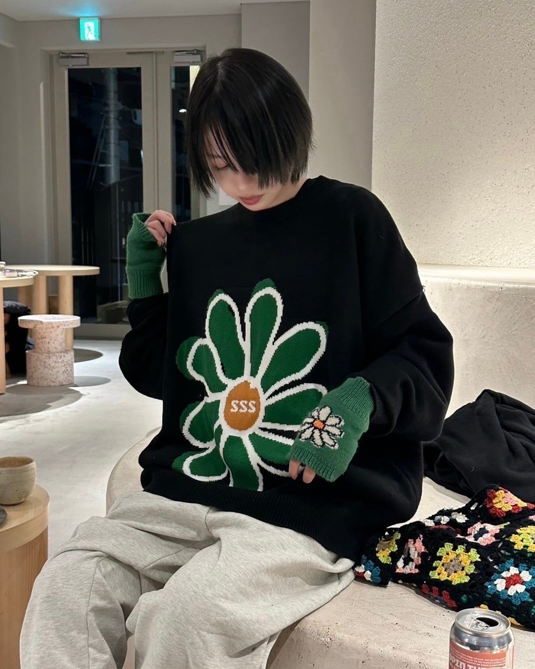 トップス Turtleneck Sage Cat & Mouse 3y Men's Winter Turtleneck Sweater - 73206 | Wintertime