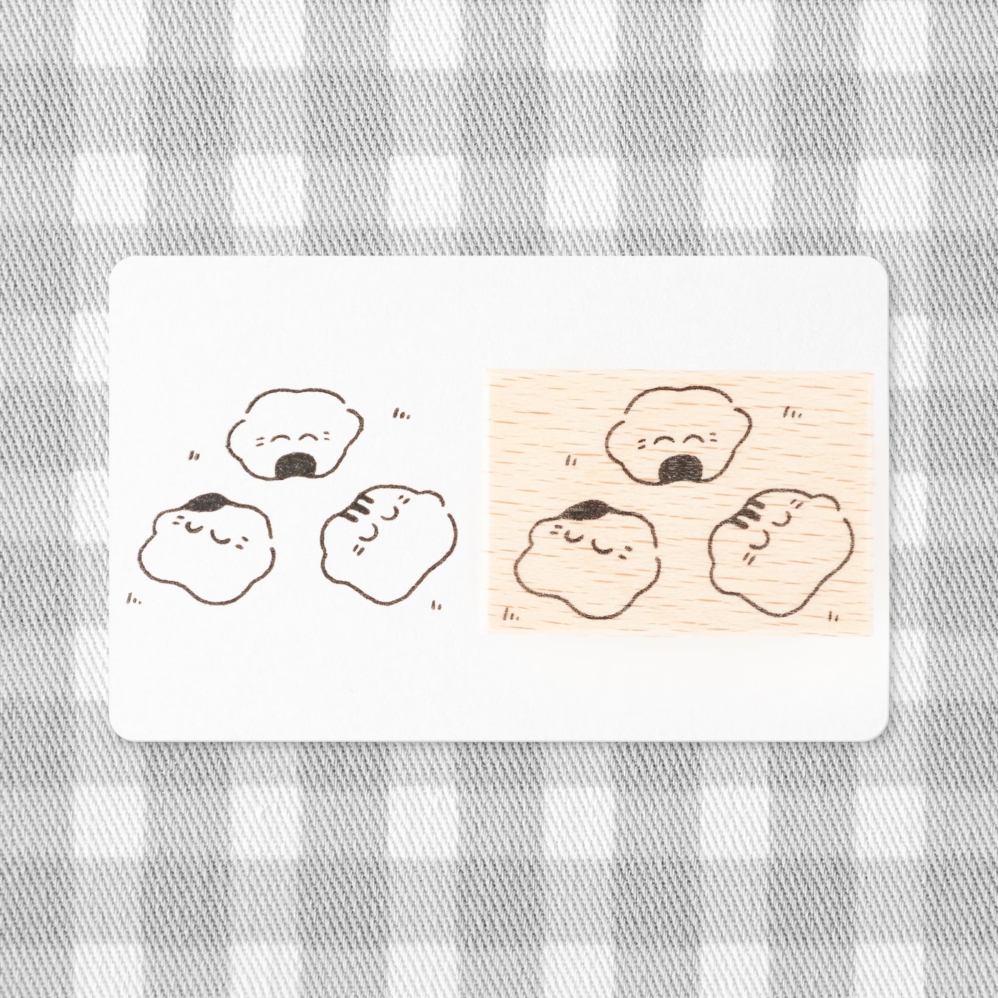 お昼寝ちびねこ | はんこ