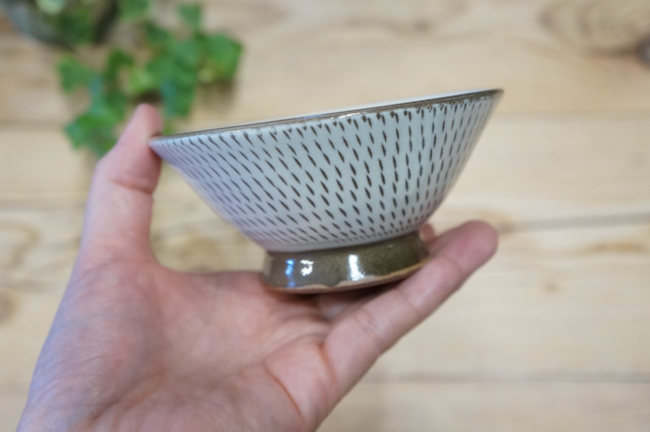 小石原焼　泉種吉窯　お茶碗　小　② 【19-523】