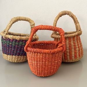 Bolga Baskets Mini Φ約10cm〜 ボルガバスケット ブルキナバスケット