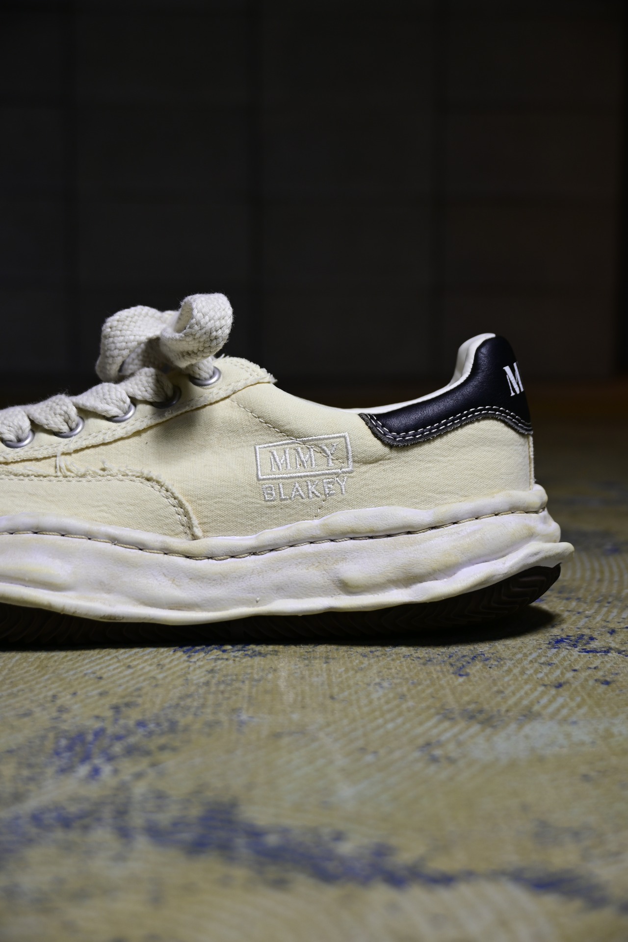 【26AW】MAISON MIHARA YASUHIRO ミハラヤスヒロ /  BLAKEY BLEACHED CANVAS LOW-TOP SNEAKERS / ローカットスニーカー /  A17FW731 - 13