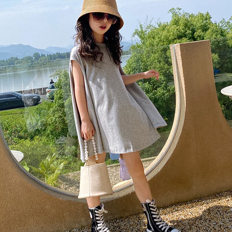 予約】 夏の女の子のドレスヨーロッパアメリカンスタイルのマント  