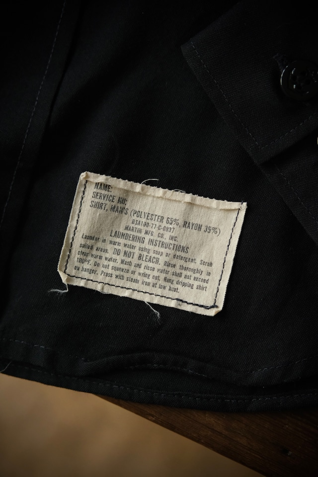 Utah/70's US NAVY CPO shirt