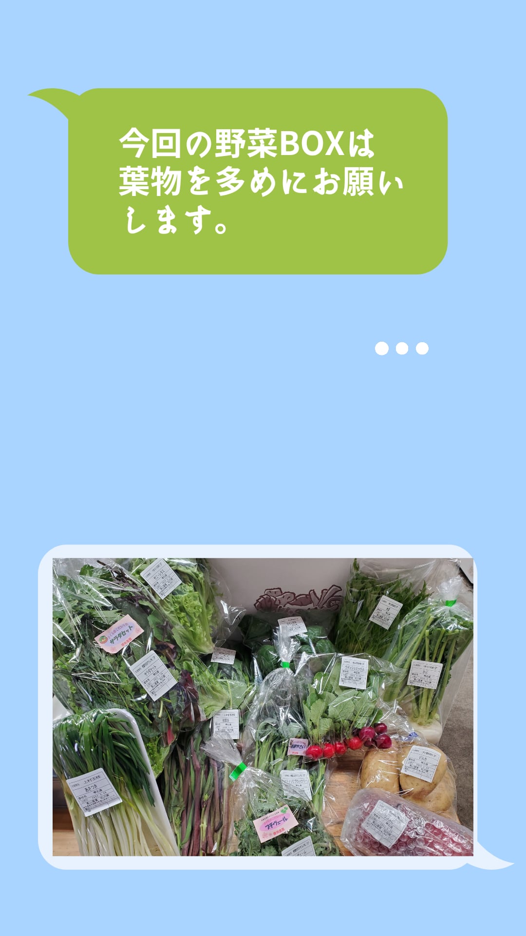 雫石・彩旬野菜BOX　｜　岩手県雫石の野菜をお届け　農家とつながる産直　松の実