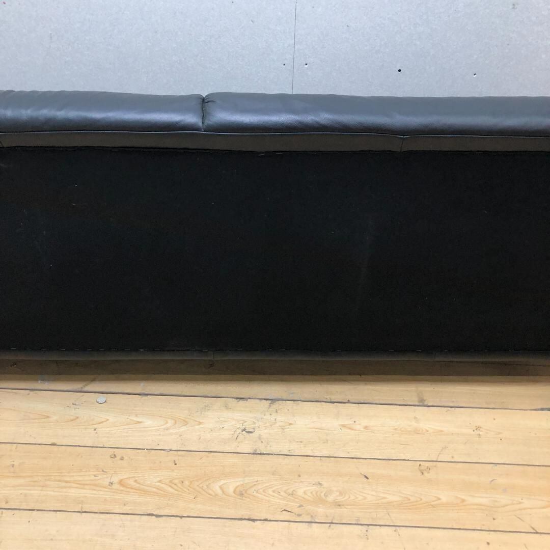 JOOP! ヨープ himolla ヒモラ ドイツ製 本革 3人掛けソファ ブラック