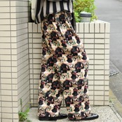 Labrador Retriever pattern wide easy pants