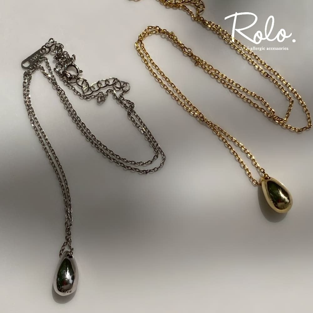 ドロップデザインネックレス シルバー925 | Roloshop BASE店