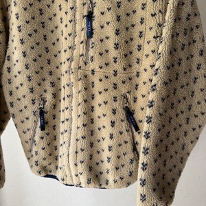 L.L.BEAN BIRDS EYE FLEECE JACKET