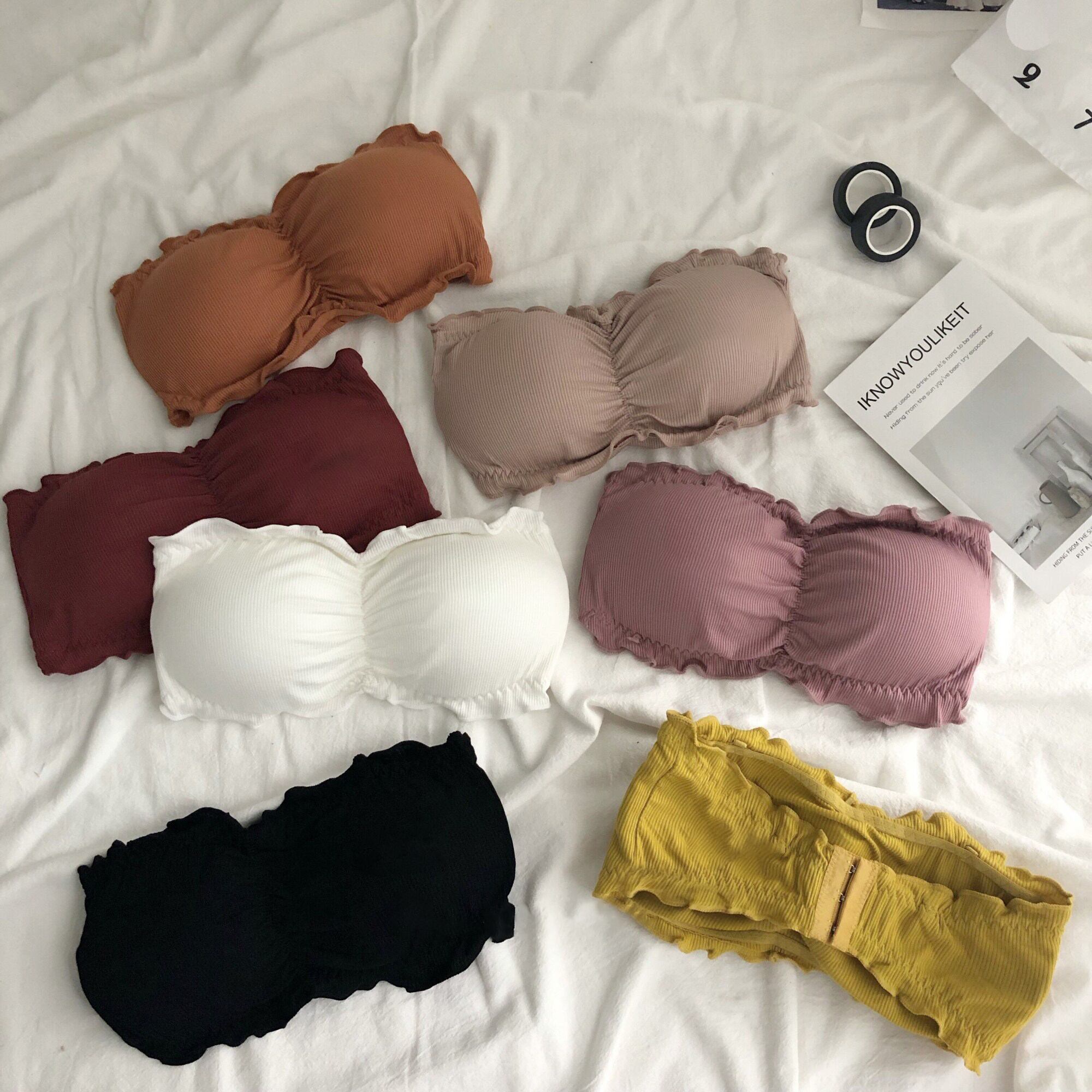 ストラップレストップス ブラ バックサマー薄手 レッド 夏物 1号婦人47970831734