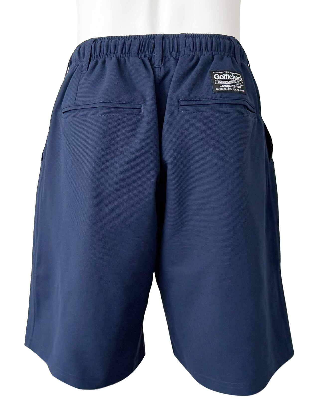 HOLE 675] UVカット & COOL ハーフパンツ -Navy- | Golfickers