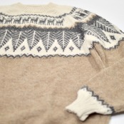 mohair blend nordic knit