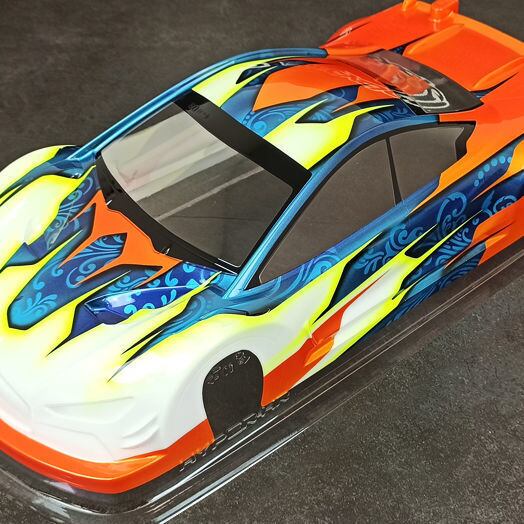 新品 オプティマ　ボディ クリア　塗装済　新品デカール付！ BDSTC-020 ポリカボディ塗装用ステンシル 【Floreal】 | ZEROTRIBE WEBSHOP