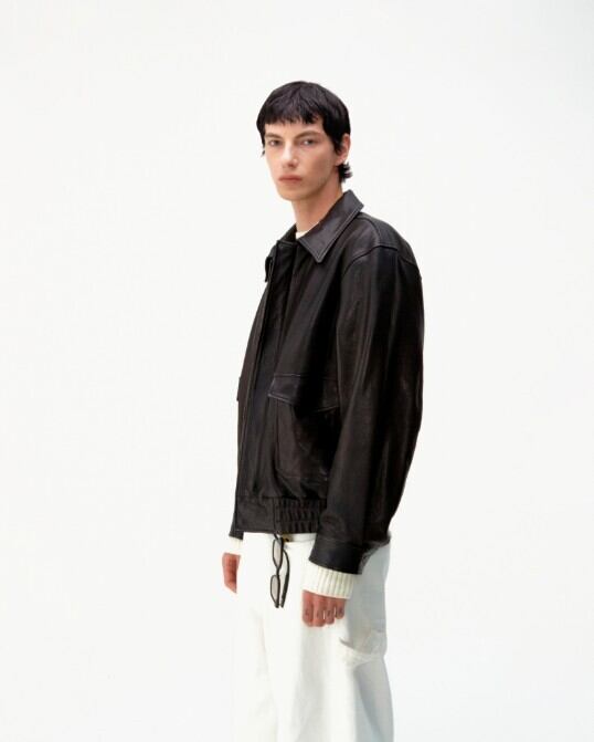 ☆【COOR】VEGETABLE LEATHER A-2 JACKET | もごつ