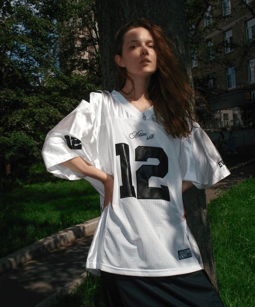 初売り 福袋 ☆AESPA ジゼル 着用！！【2000ARCHIVES】2000 Football T トップス