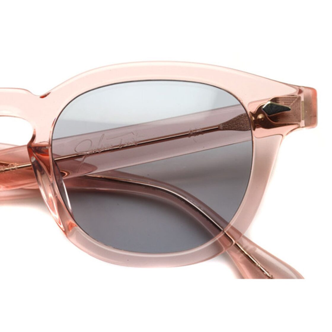 JULIUS TART OPTICAL / AR Sun / FLESH PINK - Light Gray Lenses 