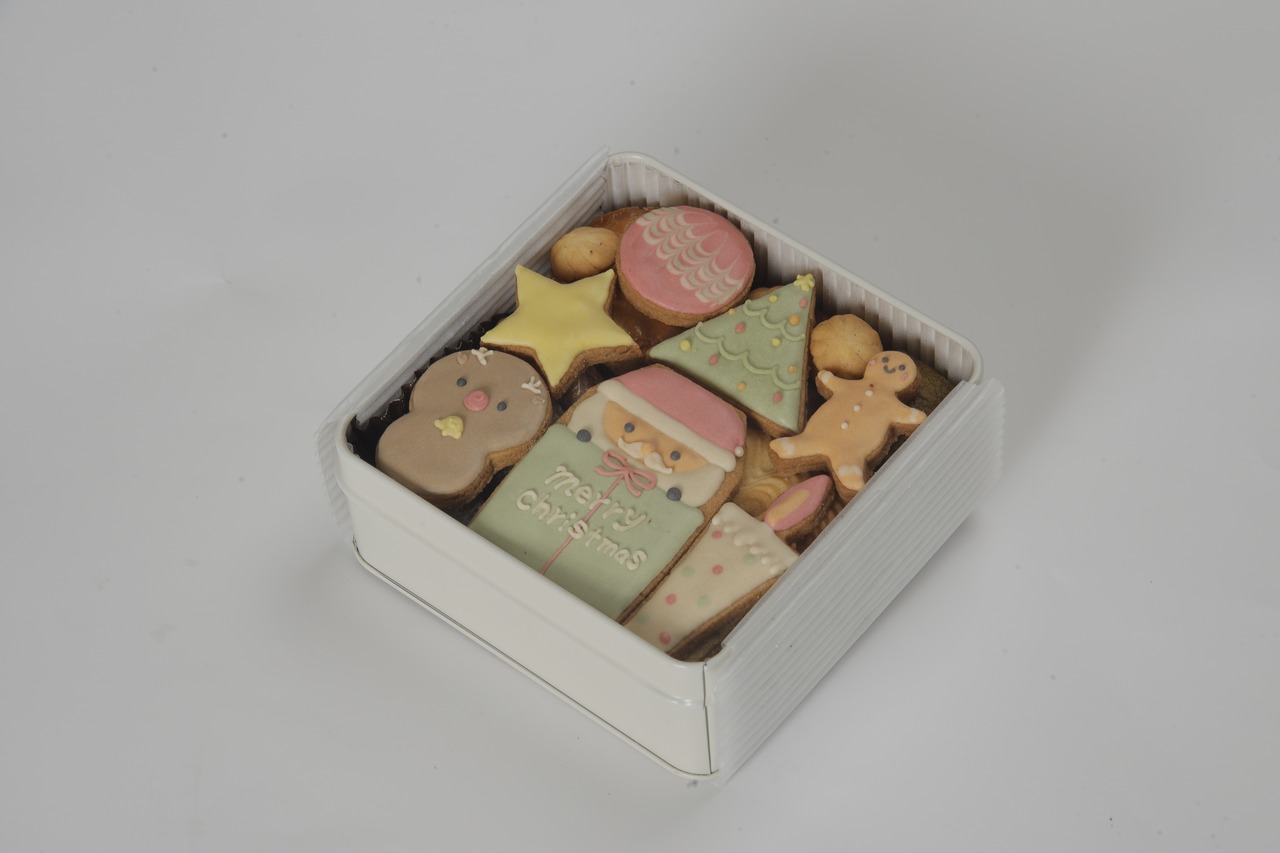 クリスマスアイシングクッキー缶