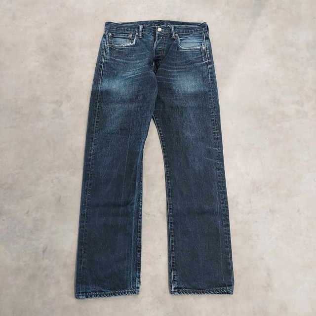 リーバイス501 Levis W32 ブルーデニム 青 古着 ヒゲ 濃紺