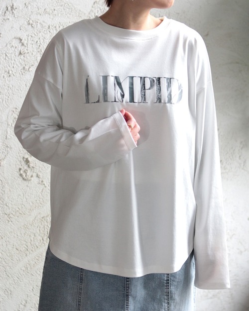 【hunch】モノトーンロゴロンTee　(260328)