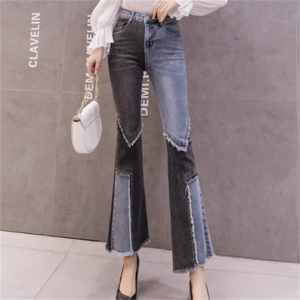 【送料無料】 パンツ ボトム ロング マキシ 異素材切り替え ドッキング フリンジ ポケット ブルーデニム かわいい 大人可愛い 大人女子 綺麗 シンプル カジュアル 大人 上品 おしゃれ お洒落 こなれ感 ラフ コンサバ 着痩せ レディライク ヘルシー 無地 春 20代 30代 40代 レディース 女性 デート お出かけ 女子会 お呼ばれ 休日 お茶会 アウトドア 着回し 普段使い オルチャン 韓国系 ファッション コーデ スタイル 楽ちん 体型カバー プチプラ 定番 デイリーユース