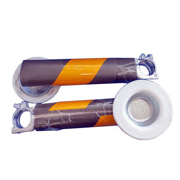 圧縮ばさみ 2個セット 屋上やバルコニー 窓枠等からのツナギがとれます クランプ付き変形圧縮ジャッキ 三共製,バルコニークランプ,ベランダクランプ