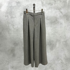 【ご予約】 MIX TWEED ボックスタックワイどパンつ 897113【ayane】