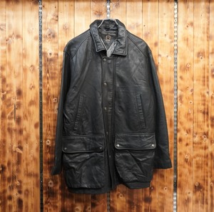 90s tommy hilfiger レザージャケット　S/トミーヒルフィガー　革ジャン