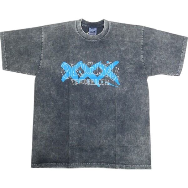 Size【XL】 TENDERLOIN テンダーロイン TEE ACID WASH XXX NAVY T 