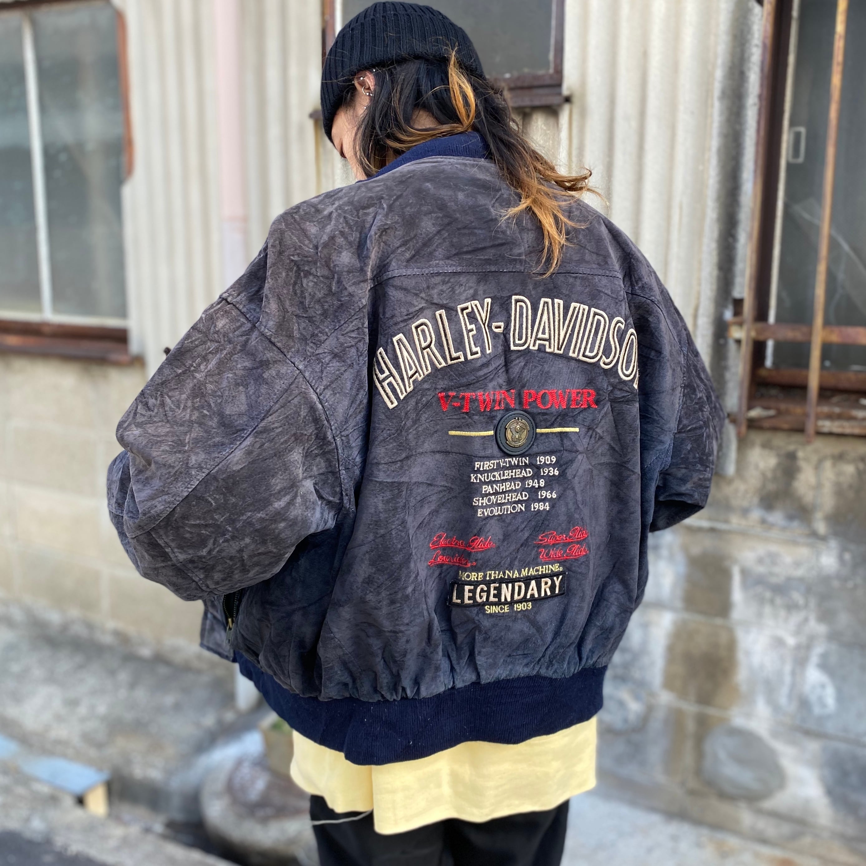 80s harley davidson ライダース vintage-