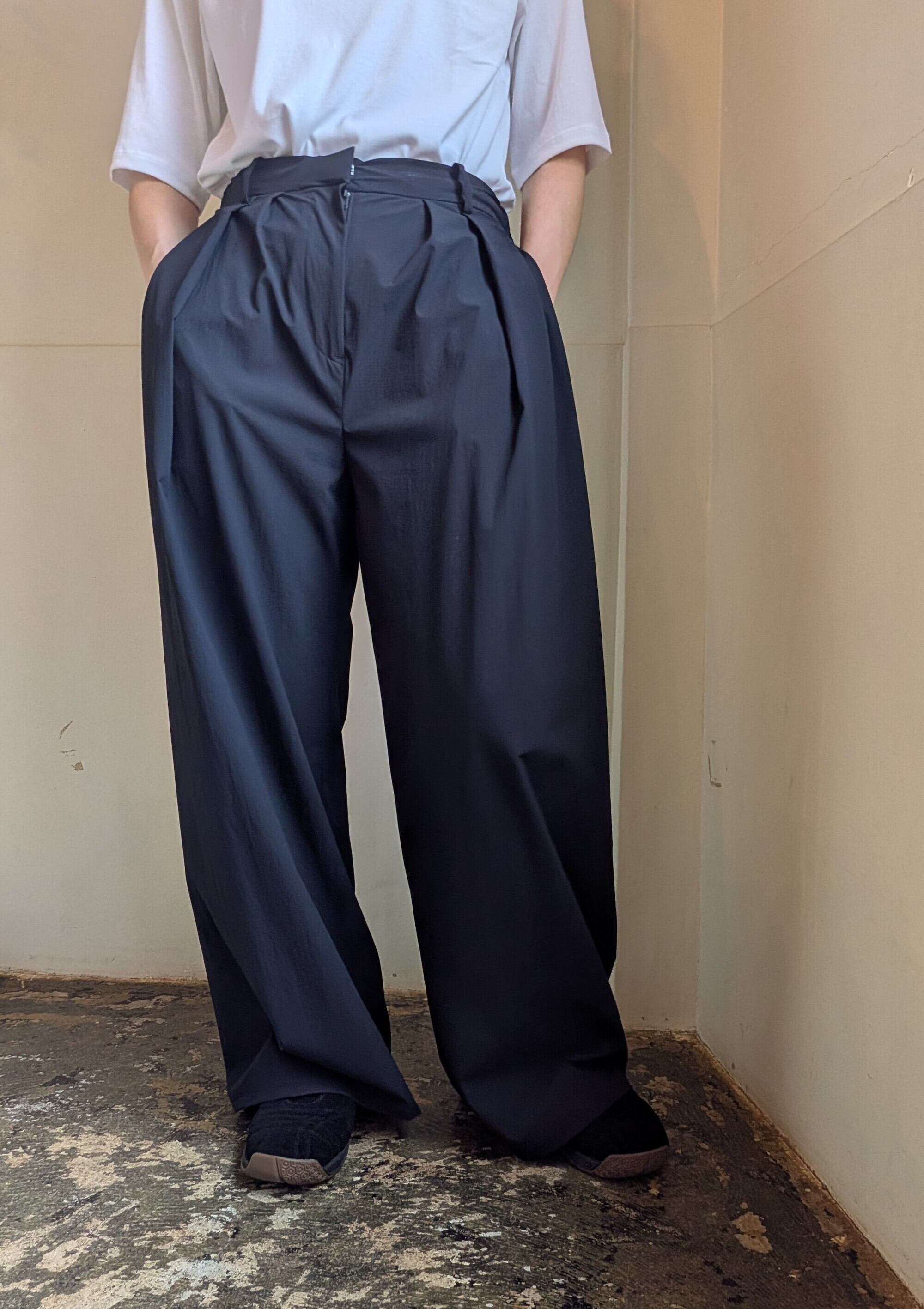 OLTADESIGNS ］オルタデザインズ / Side Tuck Pants / BLACK / SIZE②