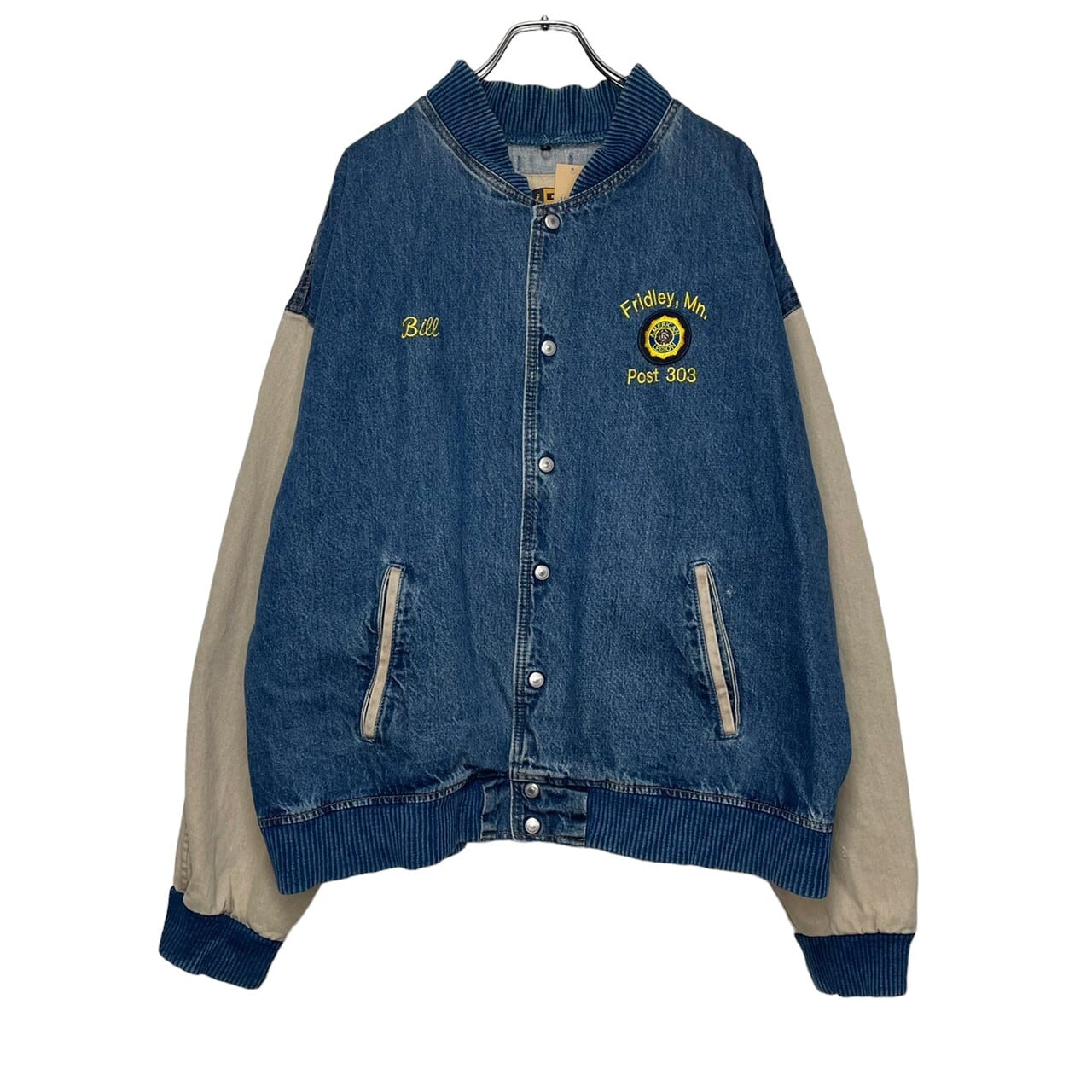 ID WEAR デニムジャケット 2XL 刺繍 スタジャン | 古着屋OLDGREEN