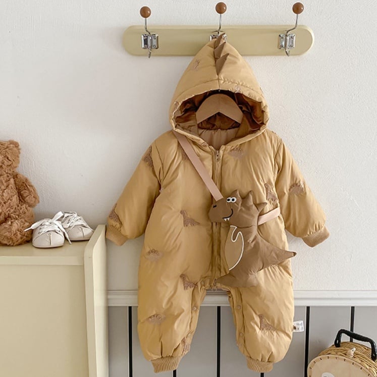 BABY】冬新作 恐竜ダウンジャケットロンパース | Betty