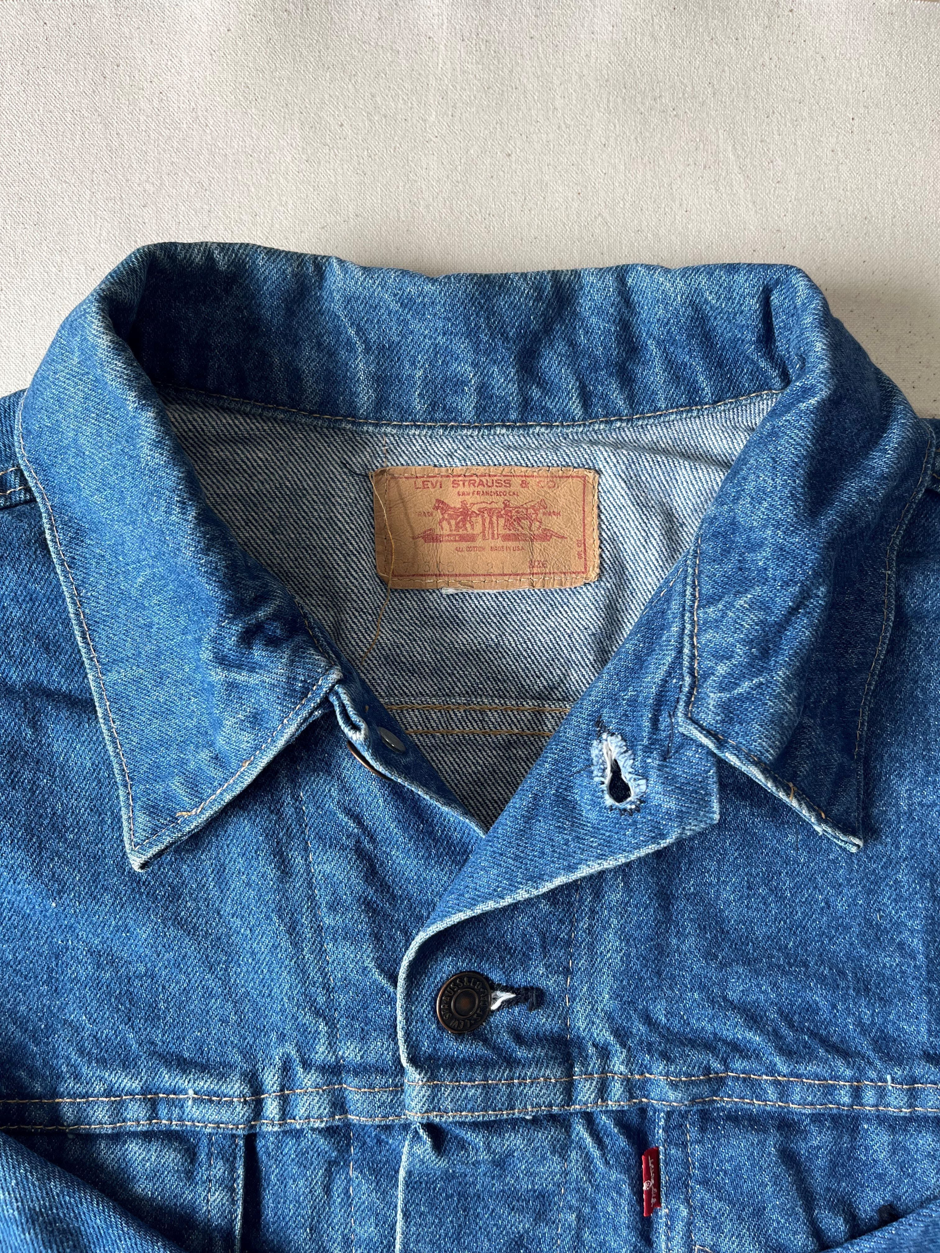 Levi’s デニムジャケット　70505 米国製 LEVI'S リーバイス 70505 USA製 SIZE表記48 VINTAGEデニムジャケット
