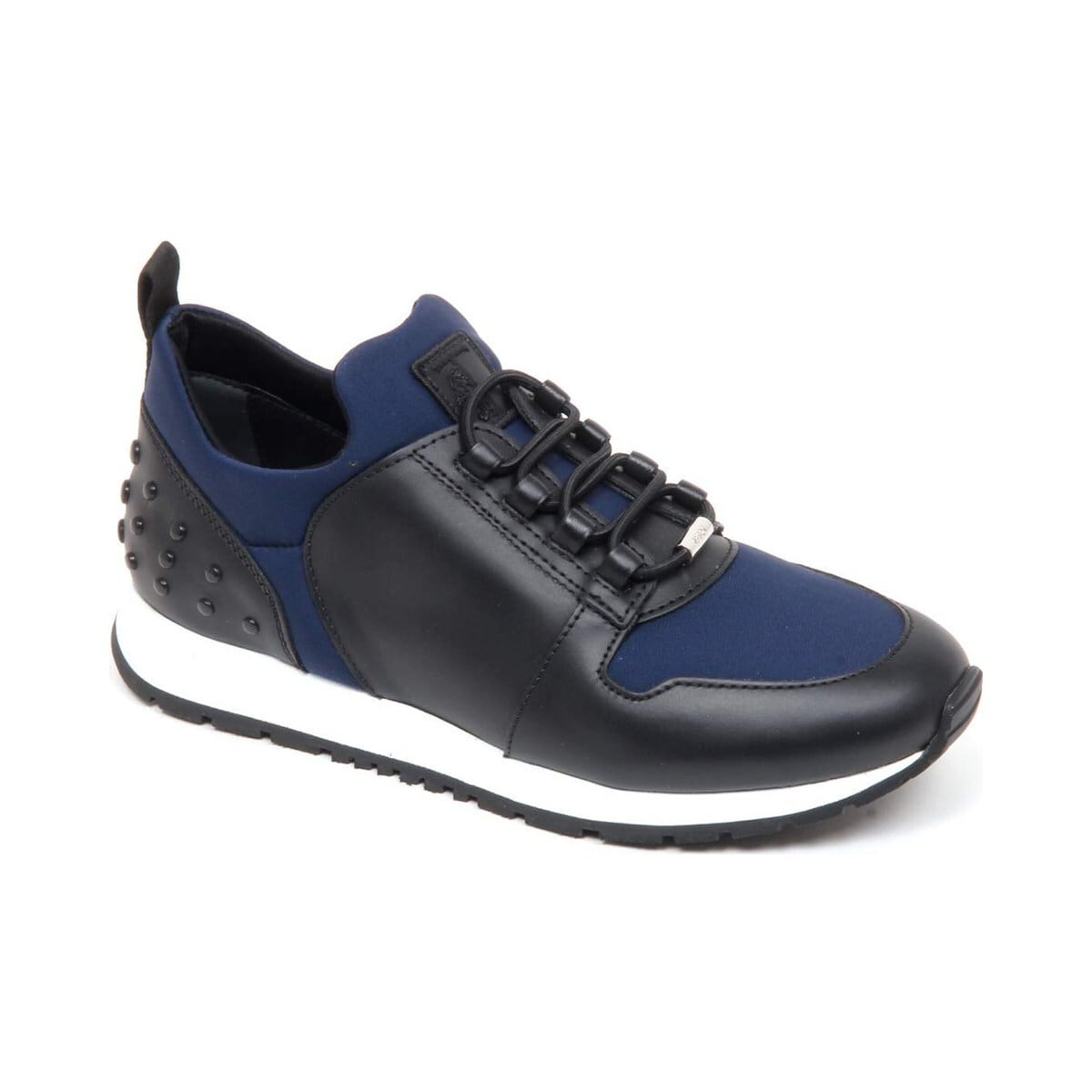 TOD'S トッズ レディース スニーカー レザー・ファブリック ブラック
