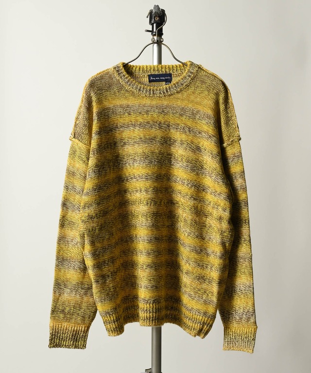 ADAM PATEK mohair mixed crewneck marble (PPL) AP2221030