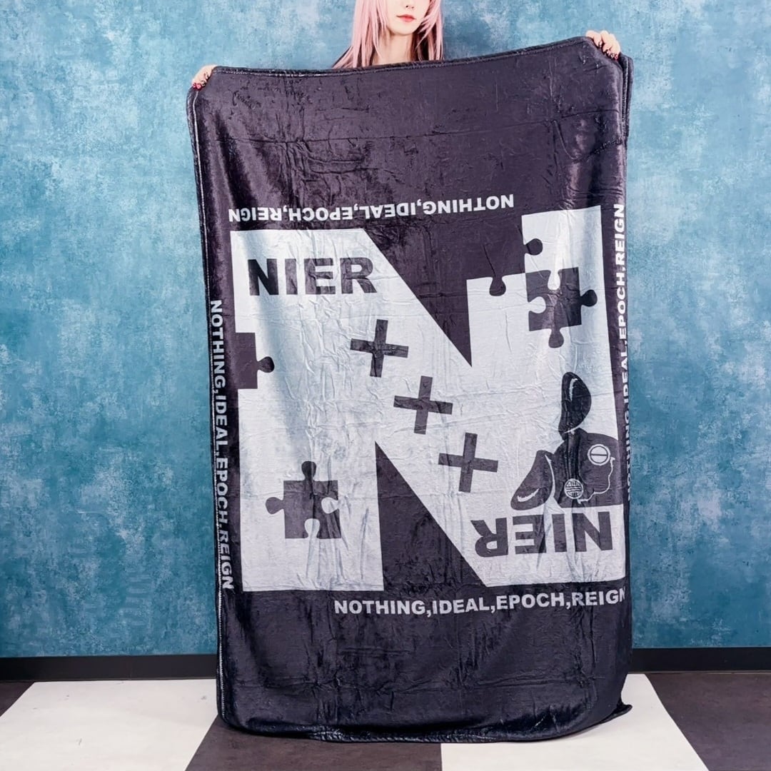 ニュートラルアート（モノ） MONOTONE NIER GRAPHIC BLANKET | NIER CLOTHING