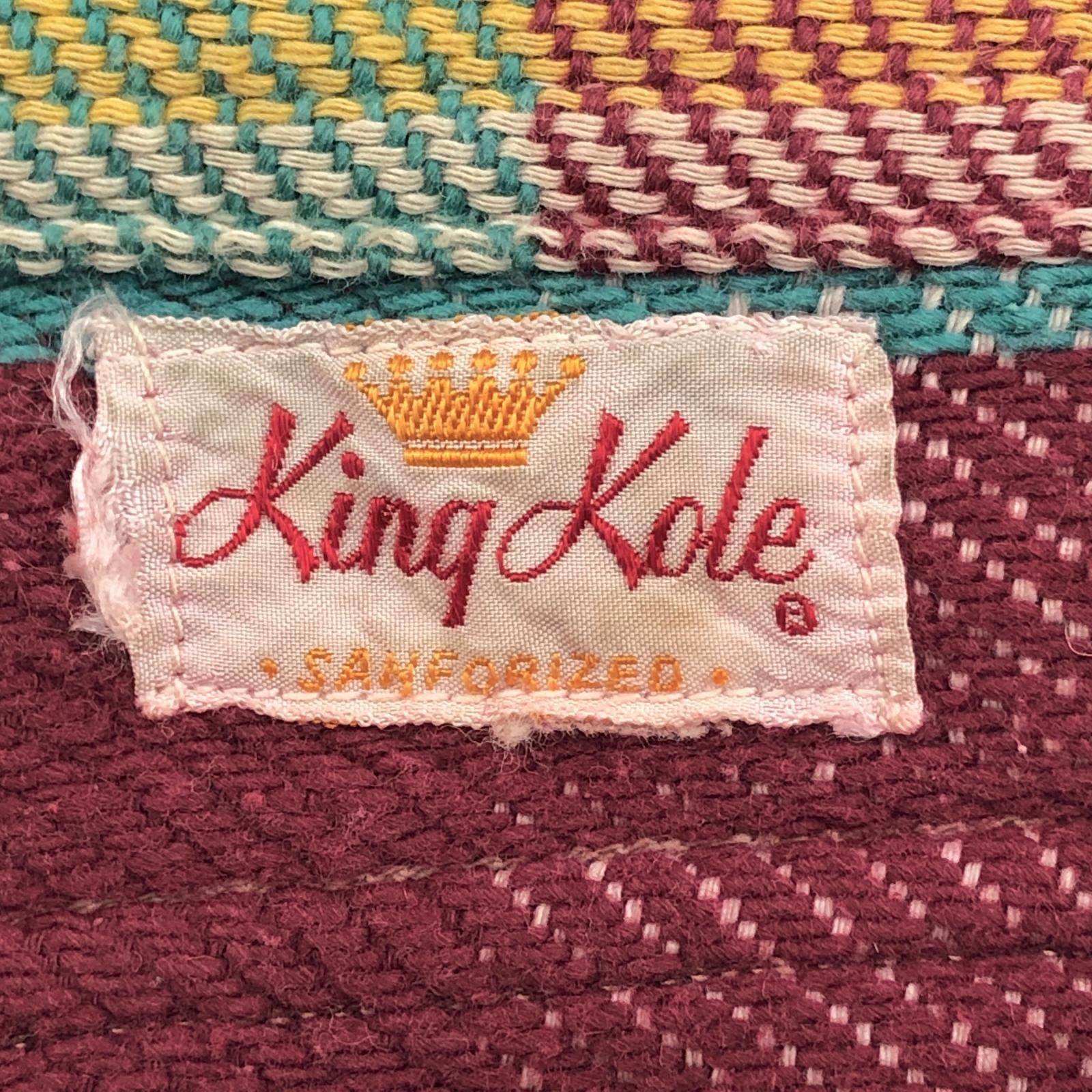 KING KOLE キングコール 50- 60年代 コットン ヘビーネル パイルネル