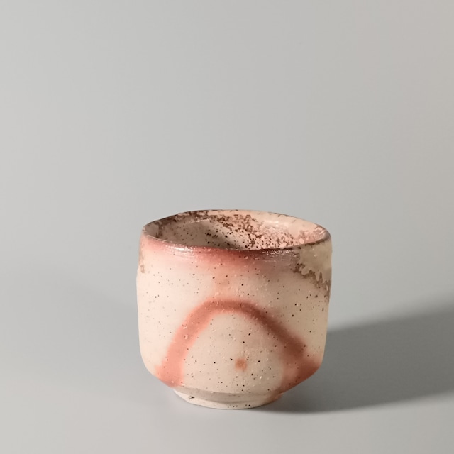 備前胡麻緋襷酒呑　Bizen sake cup