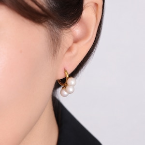 316L tansui triple pearl pierce #p88