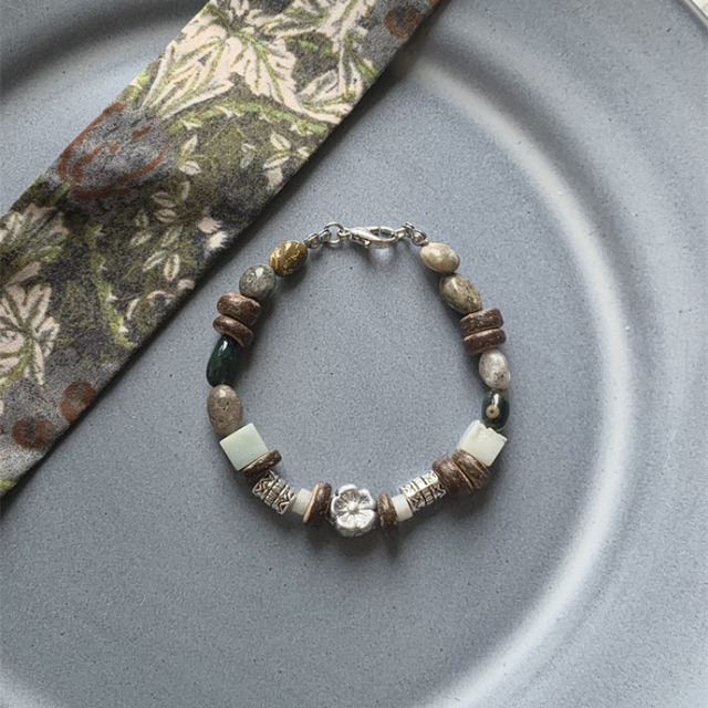 Xun民族風の手作りビーズブレスレット