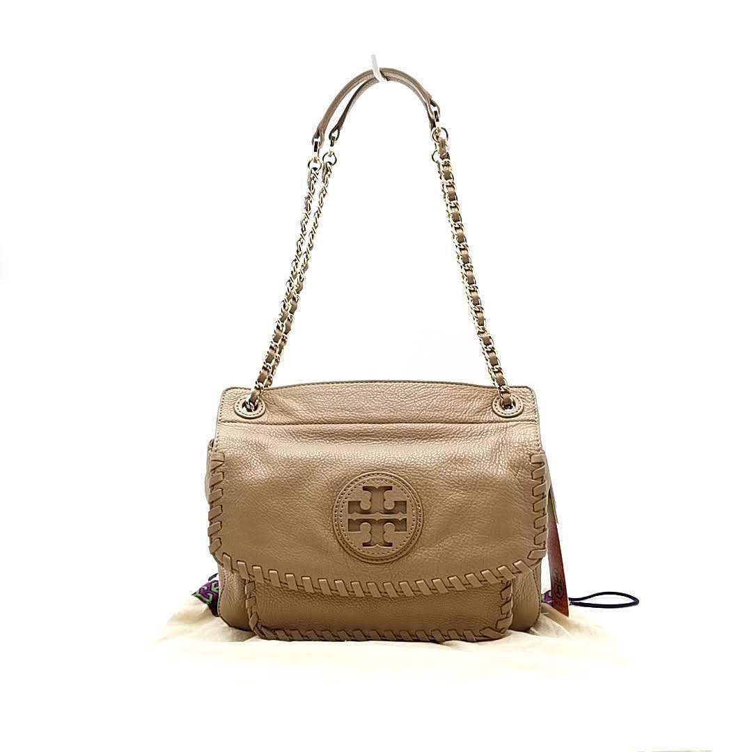 発売 Tory Burch ショルダーバッグ シボ革 マリオン | bhashsoftware.com