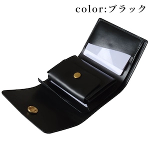 左利き用オコシ金具ミニ財布　各色【受注製作】